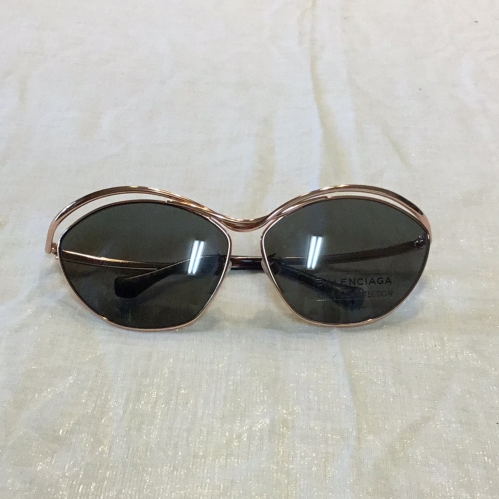 Balenciaga Pink Gold 100% UV Protection Sunglasses